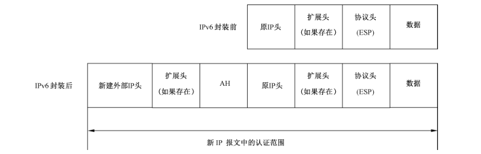 图31 IPv6的AH 隧道模式