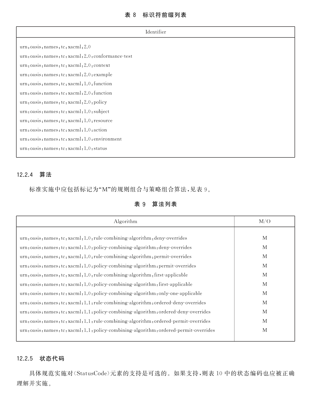 XACML 表格页 61