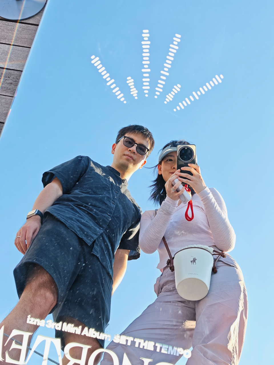 从南山另一侧远眺乐天塔和汉江